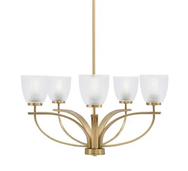 Cavella Five Light Chandelier (3905-NAB-500)