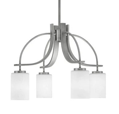 Cavella Four Light Chandelier (3924-GP-310)