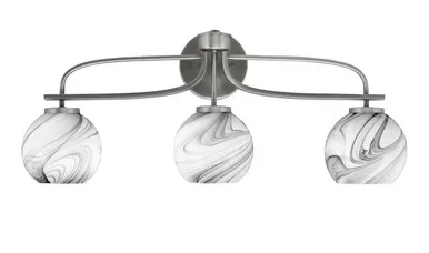 Cavella Three Light Bath Bar (3913-GP-4109)