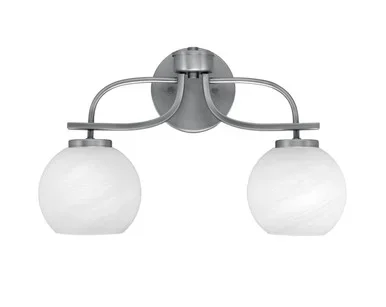 Cavella Two Light Bath Bar (3912-GP-4101)