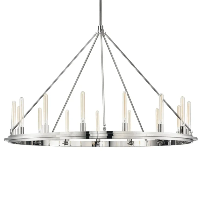 Chambers 15-Light Chandelier in Polished Nickel 58.25L x 58.25W x 38.25H2758-PN