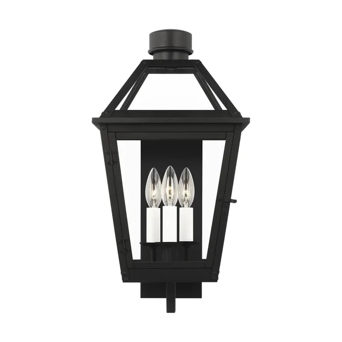 Chapman & Myers Hyannis Medium Wall Lantern in Textured BlackCO1383TXB