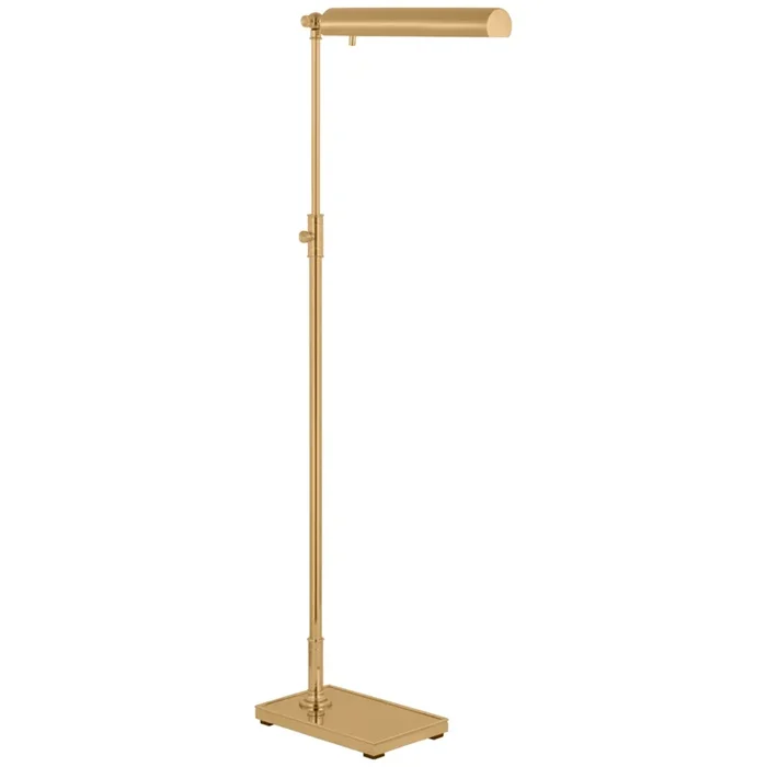 Chapman & Myers Lawton Medium Adjustable Pharmacy Lamp in Antique-Burnished Brass Floor Lamp W6″ x H41″ – 52″CHA 9165AB
