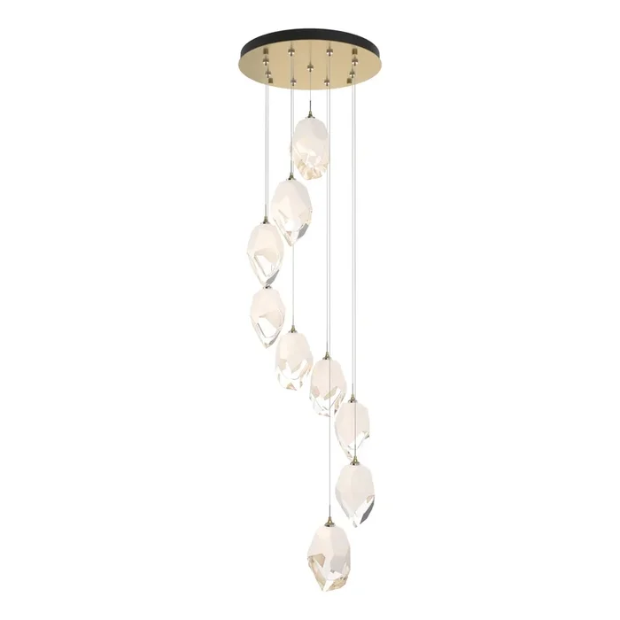 Chrysalis 9-Light Large Crystal Pendant 9-Light White Crystal (WP) in Modern Brass131141-SKT-STND-86-WP0755