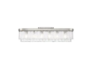 Ciara Six Light Flush Mount (1768-FM42 PS-HWG)