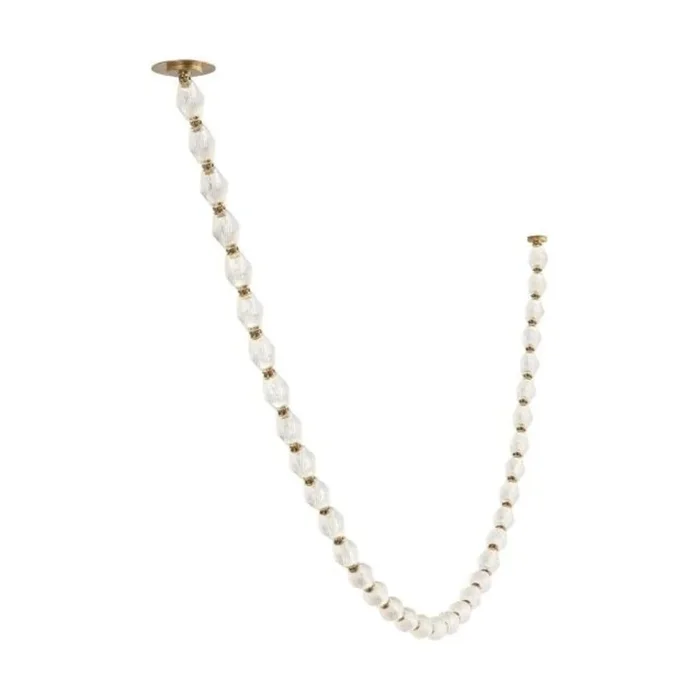 Collier 108 Chandelier Chandeliers 1-Light LED 2700K Natural Brass by Sean Lavin700CLR108NB-LED927R