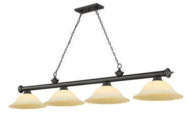 Cordon Four Light Billiard (2306-4BRZ-GM16)