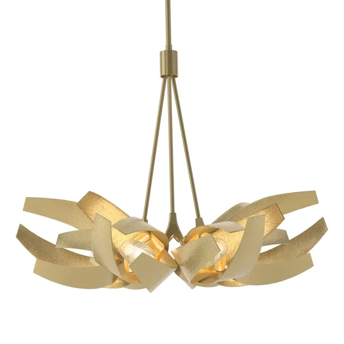 Corona Brass Accent Pendant – Modern Brass