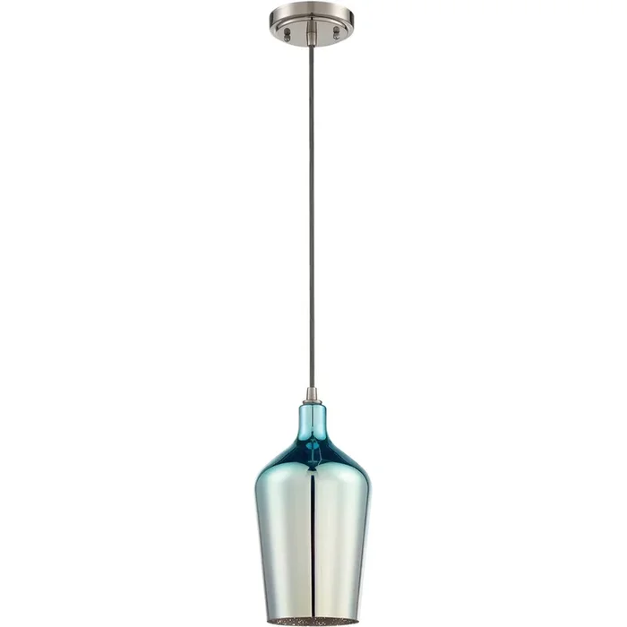 Craftmade P720BNK1 1 Light Mini Pendant in Brushed Polished Nickel