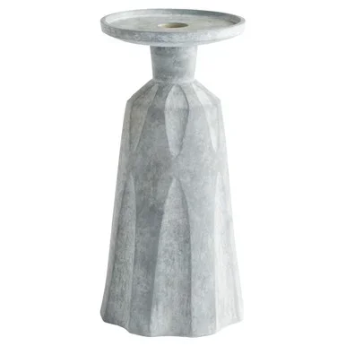Cyan Candle Holder in Tapered Grey – 11563
