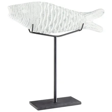 Cyan Sculpture in Clear And Frosted – 10035