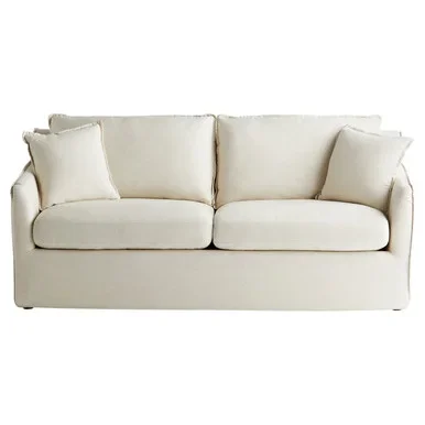 Cyan Sovente Sofa in White – Cream – 11378