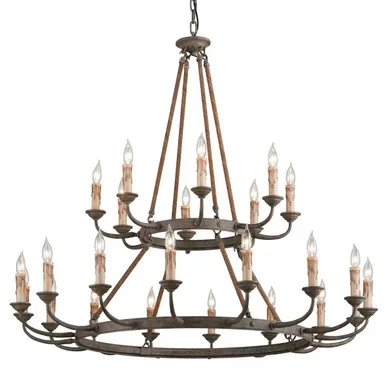 Cyrano 24 Light Chandelier (F6118-EB)