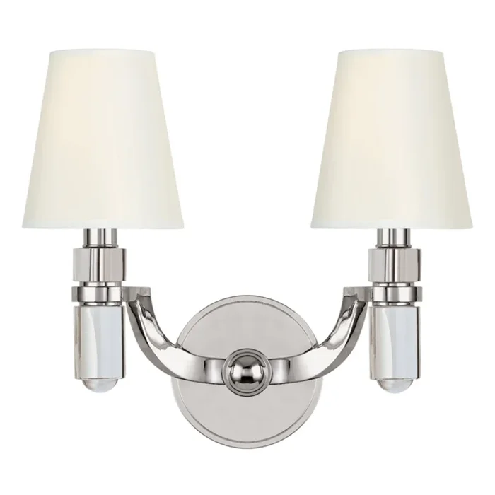 Dayton 2-Light Wall Sconce in Polished Nickel 13.5L x 13.5W x 12.25H982-PN-WS