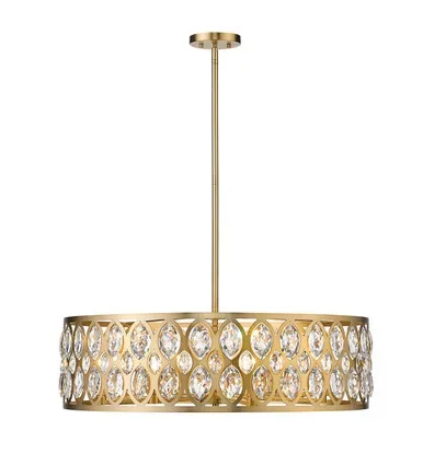 Dealey Eight Light Chandelier (6010-30HB)