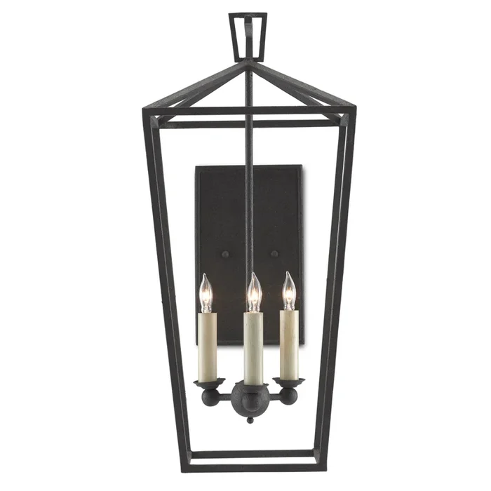 Denison Black Wall Sconce – Molé Black5000-0169