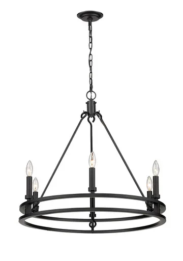 Dennison Six Light Chandelier (4005-6MB)