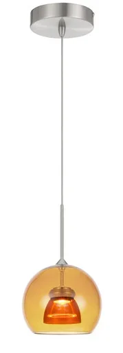 Dimmable With Lutron Brand Dimmers: Dvcl-153P, Scl LED Mini Pendant (UP-335-AM-AMBCL)