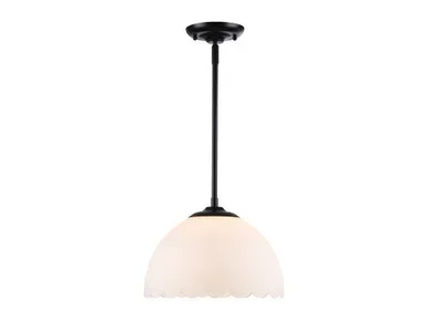 Dorinda One Light Pendant (6954-M BLK-OP)