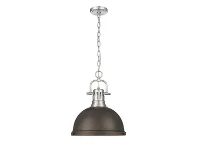 Duncan One Light Pendant (3602-L PW-RBZ)