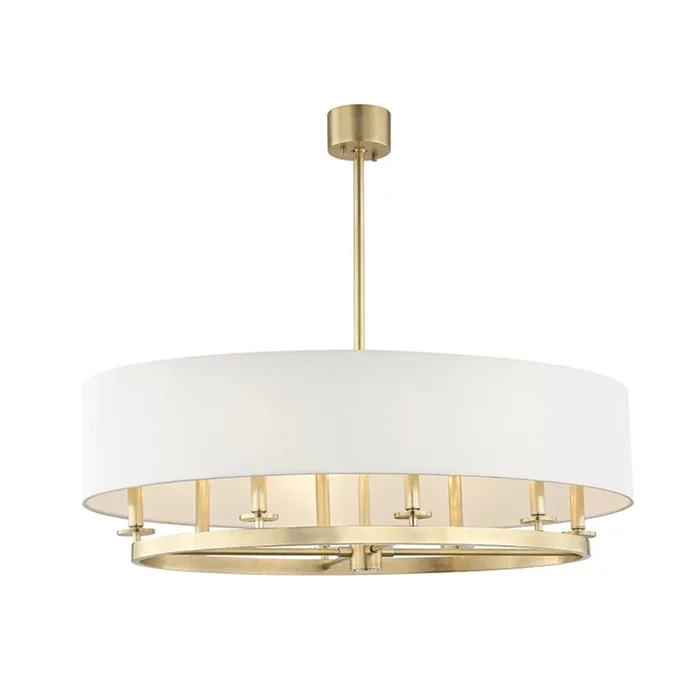 Durham 8-Light Linear in Aged Brass 20.25L x 39.25W x 11.75H6539-AGB