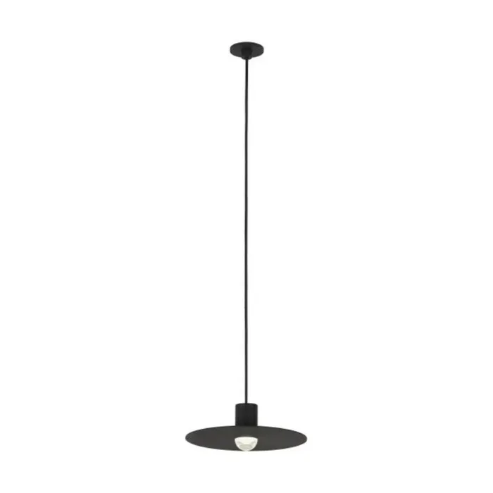 Eaves Port Alone Pendant Line-Voltage Pendants/Suspension 1-Light LED 3000K Nightshade Black by Sean Lavin700TRSPAEVS1PB-LED930