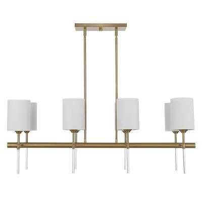 Eight Light Linear Chandelier2370443