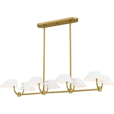 Eight Light Linear Chandelier8138390