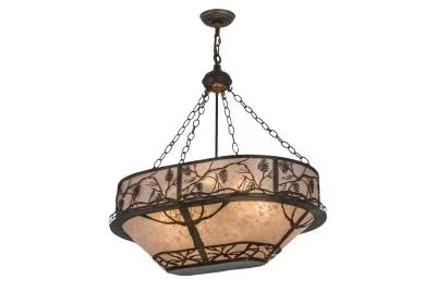 Eight Light Oblong Pendant082603