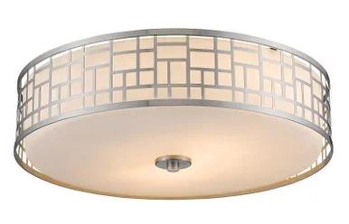 Elea Three Light Flush Mount (330F20-BN)