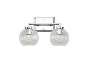 Elliott Two Light Bath Vanity (3094-BA2 CH-RIB)