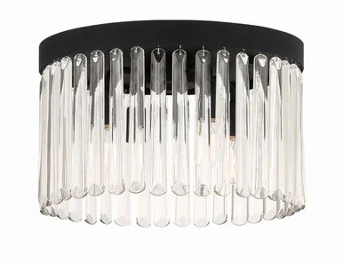Emory Four Light Flush Mount (EMO-5400-BF)