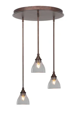 Empire Three Light Pendalier (2183-BRZ-4760)