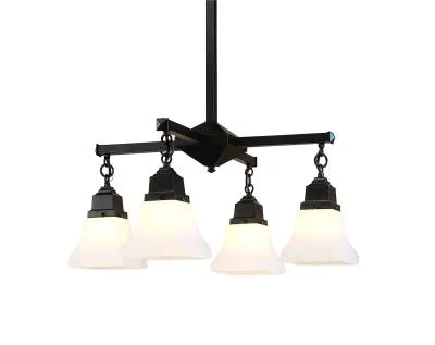 Errol Semi-Flush Mount Fixture – Matte Black – Clear Glass – 17.99in. Diameter – E12 Candelabra Base