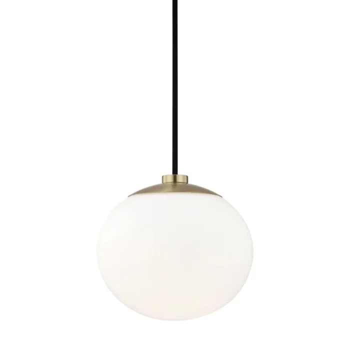 Estee 1-Light Pendant in Aged Brass 8.25L x 8.25W x 8HH134701-AGB