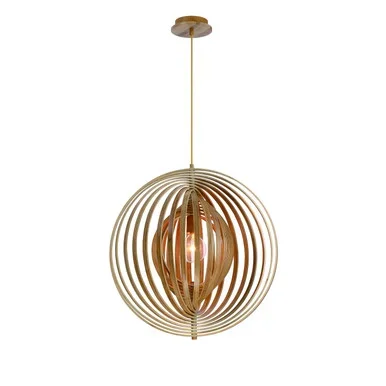 Eurofase Abruzzo One Light Pendant in Wood – 31872-010