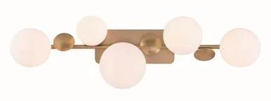 Eurofase Five Light Vanity in Gold – 49087-017