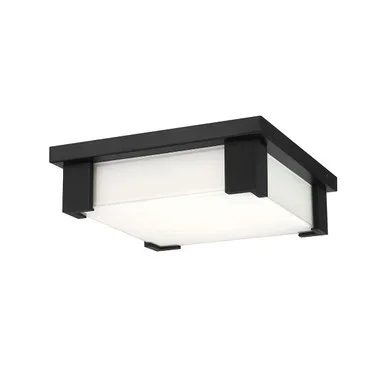 Eurofase Thornhill LED Outdoor Flushmount in Black – 37075-019
