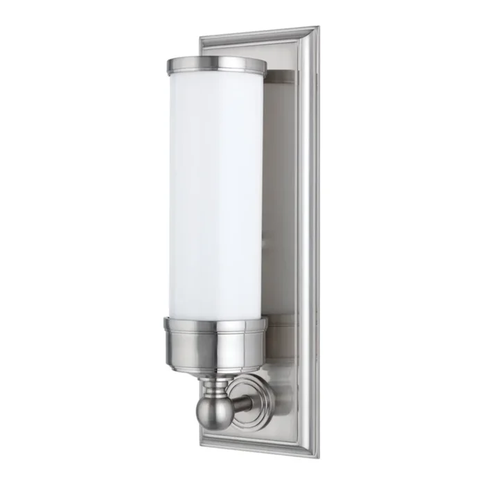 Everett 1-Light Bath and Vanity in Satin Nickel 4.75L x 4.75W x 14.25H371-SN