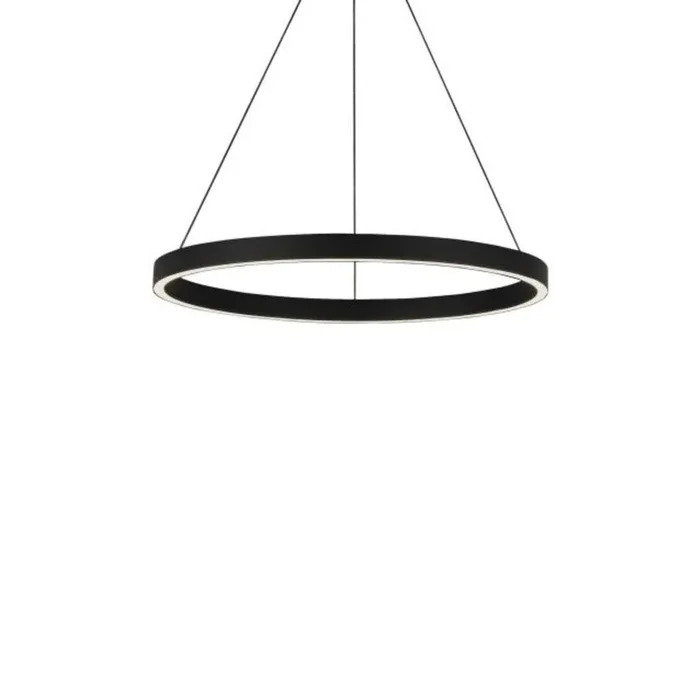 Fiama 24 Suspension Line-Voltage Pendants/Suspension 1-Light LED 3000K Black by Sean Lavin700FIA24B-LED930