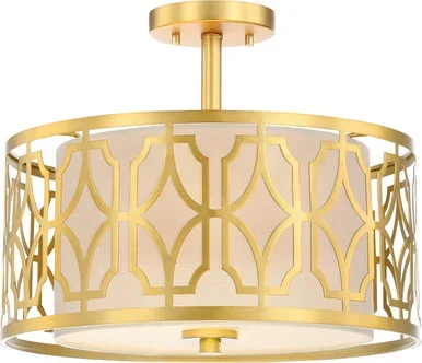 Filigree Two Light Semi Flush Mount (60-5937)