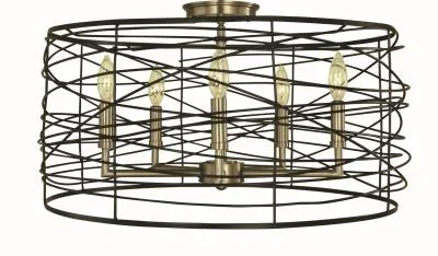 Five Light Flush/Semi-Flush Mount2202475