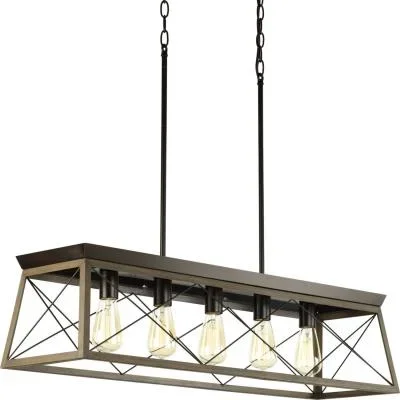 Five Light Linear Chandelier057668