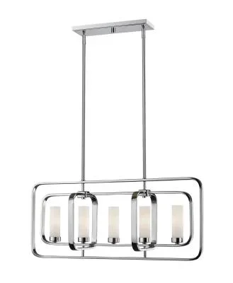 Five Light Linear Chandelier123676