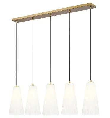Five Light Linear Chandelier2900852
