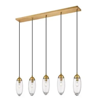 Five Light Linear Chandelier4655550