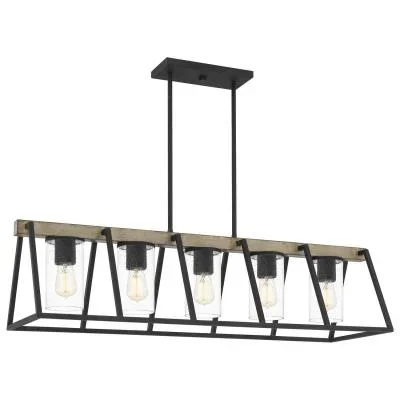 Five Light Linear Chandelier6951878