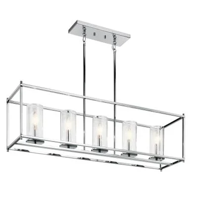 Five Light Linear Chandelier828528