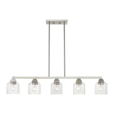 Five Light Linear Chandelier8525133