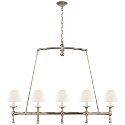 Five Light Linear Chandelier8922819